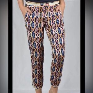 Anthropologie Pilcro Ikat Cropped Pants 26p